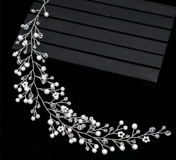 Tocado Juliana - Plateado - Imagen 2